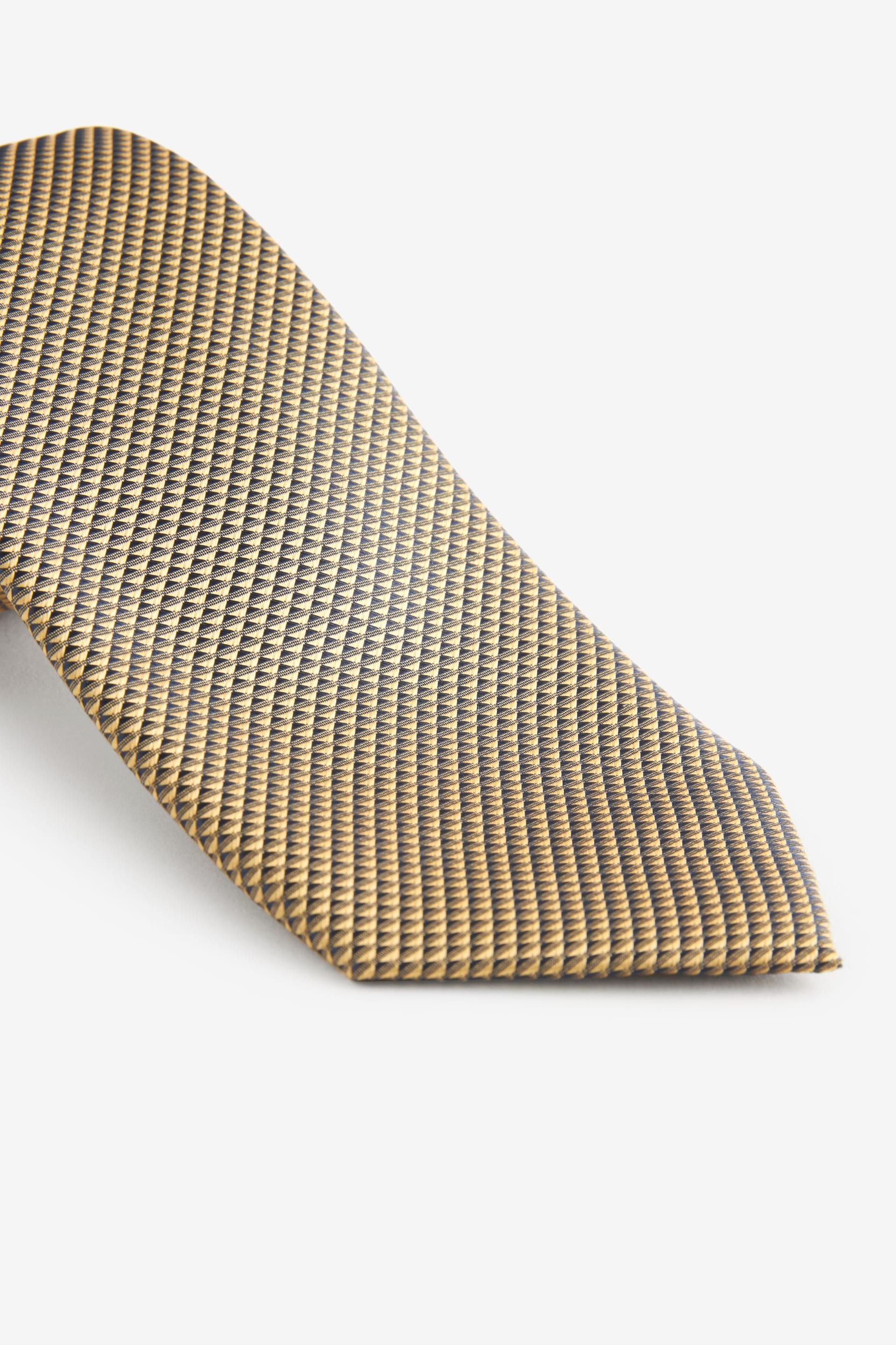 Yellow Gold Textured Tie - Image 2 of 3