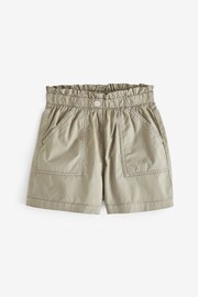 Khaki Green Poplin Cotton Shorts (3-16yrs) - Image 5 of 7