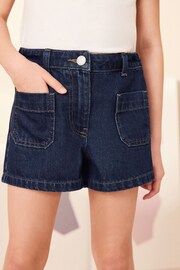 Dark Blue Pocket Denim Shorts (3-16yrs) - Image 2 of 7
