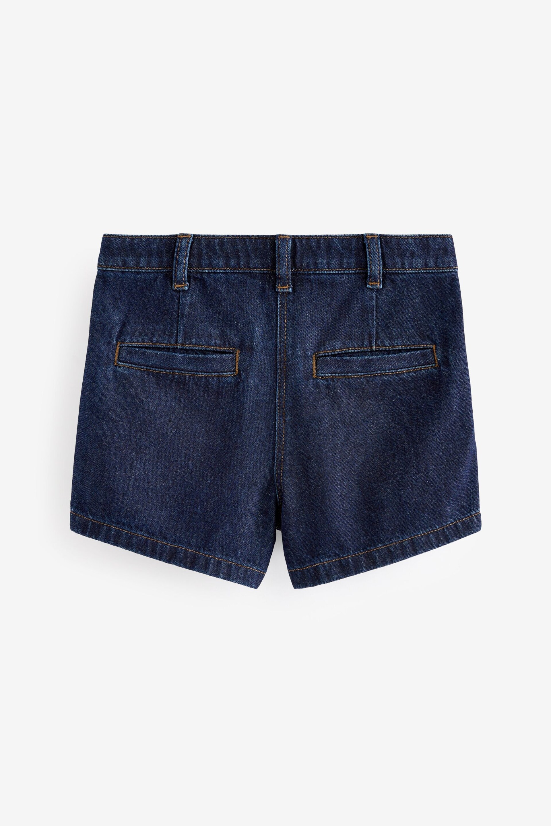 Dark Blue Pocket Denim Shorts (3-16yrs) - Image 6 of 7