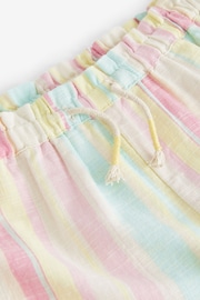 Rainbow Stripe Tie Waist Shorts (3-16yrs) - Image 6 of 6