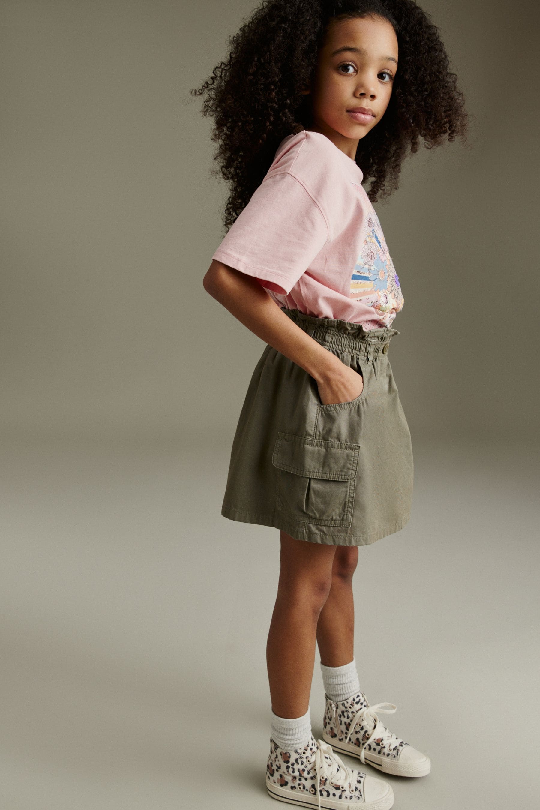 Cotton cargo skirt 2025