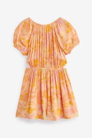 Orange Cutout Playsuit (3-16yrs) - Image 6 of 7