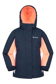 Mountain Warehouse Black Kids Honey Fleece Lined Ski Jacket - Image 1 of 5