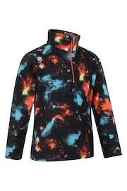 Mountain Warehouse Orange Pursuit Printed Half-Zip Kids Fleece - Image 2 of 4