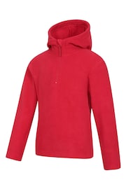 Mountain Warehouse Red Kids Camber II Fleece Hoodie - Image 5 of 5