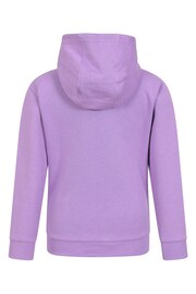 Mountain Warehouse Purple Kids Adventure Is Out There Printed Hoodie - Image 4 of 5