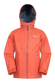 Mountain Warehouse Orange Kids Torrent Waterproof Jacket - Image 1 of 5