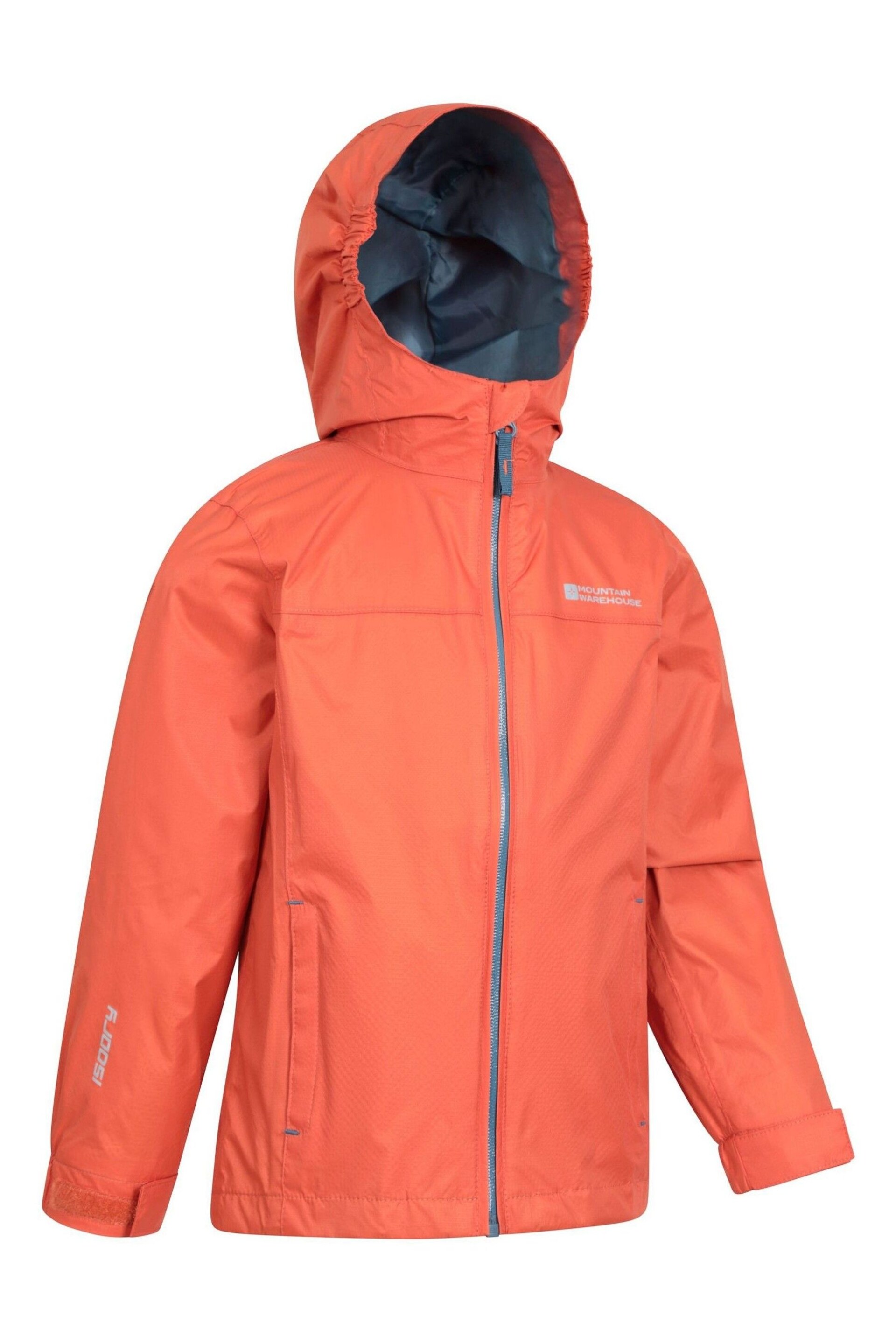 Mountain Warehouse Orange Kids Torrent Waterproof Jacket - Image 2 of 5
