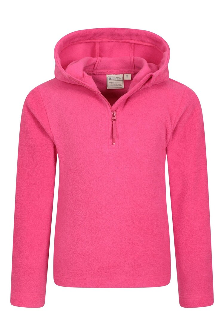 Mountain Warehouse Pink Kids Camber II Fleece Hoodie - Image 2 of 5