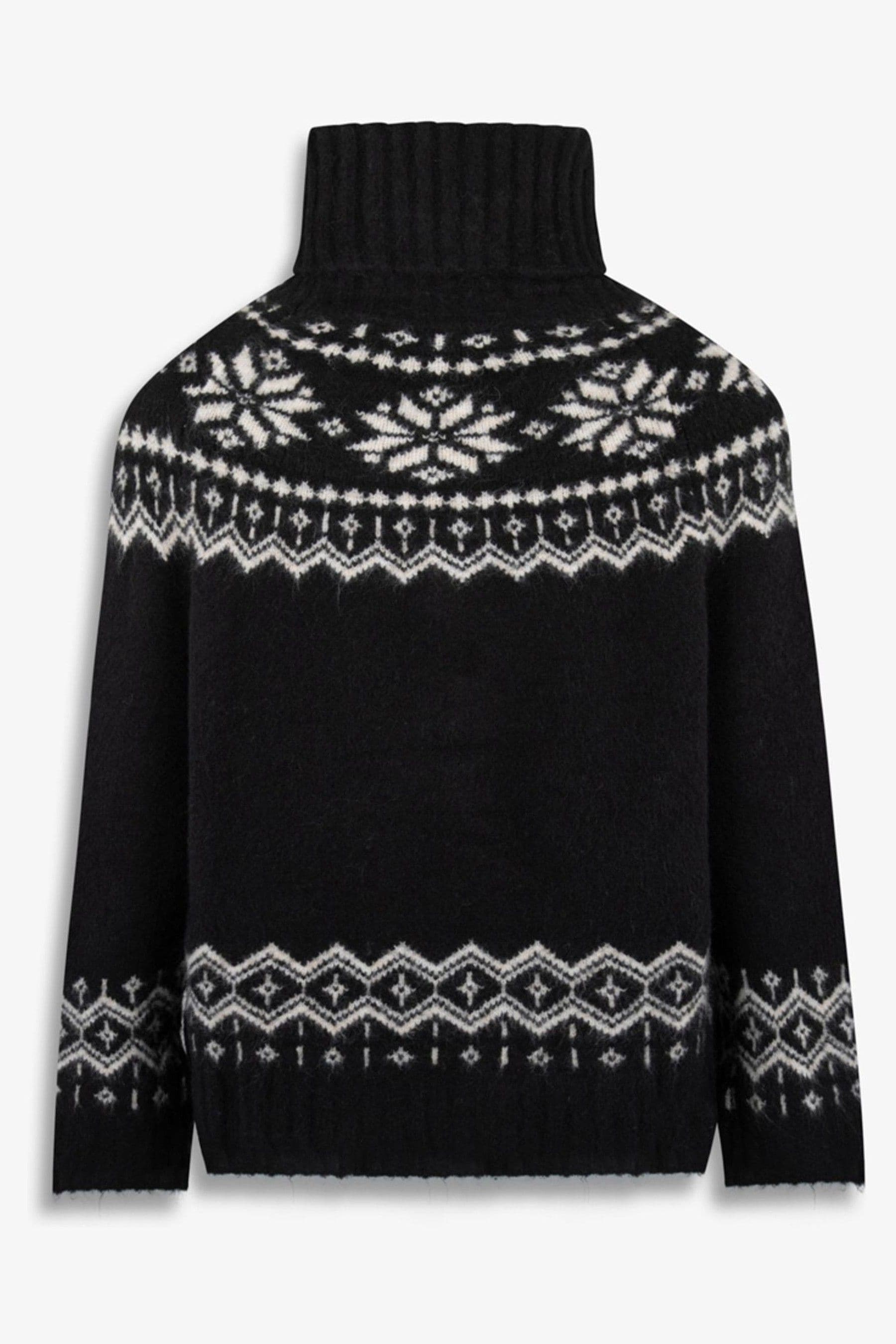 Polo neck christmas jumper cheap