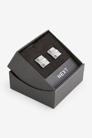 Gun Metal Diamante Cufflinks - Image 3 of 4