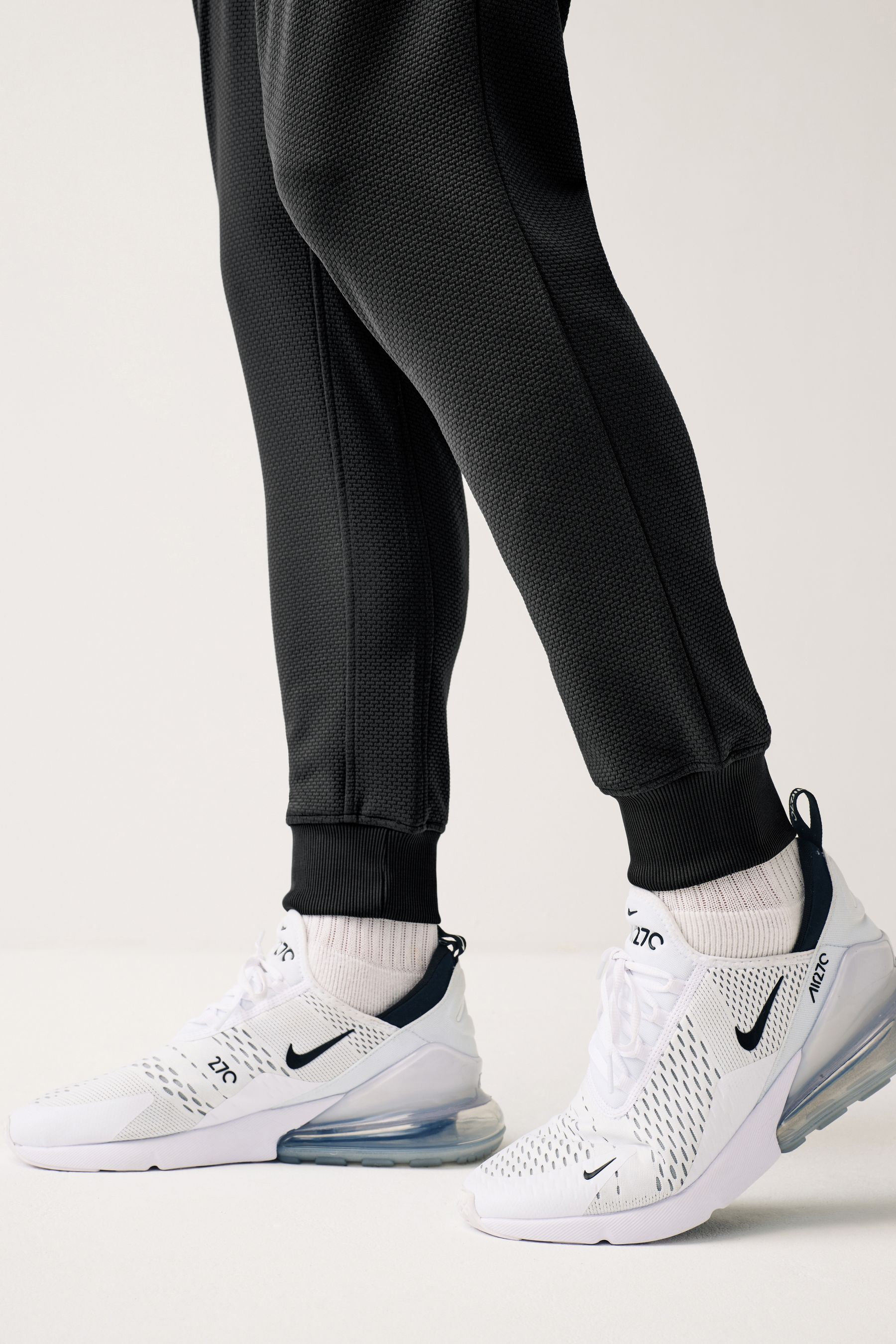 Buy Black Active Textured Joggers from the Next UK online shop