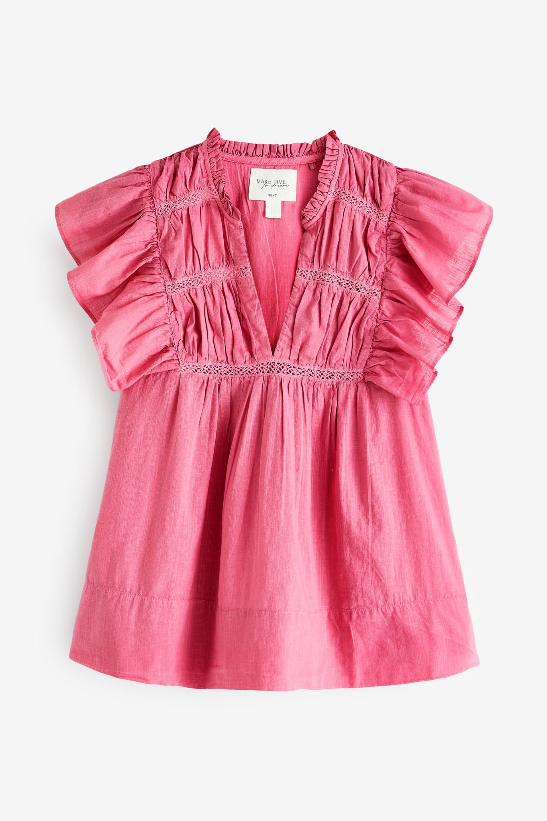 Pink Lightweight Cotton Short Set Pyjamas - Image 8 of 10