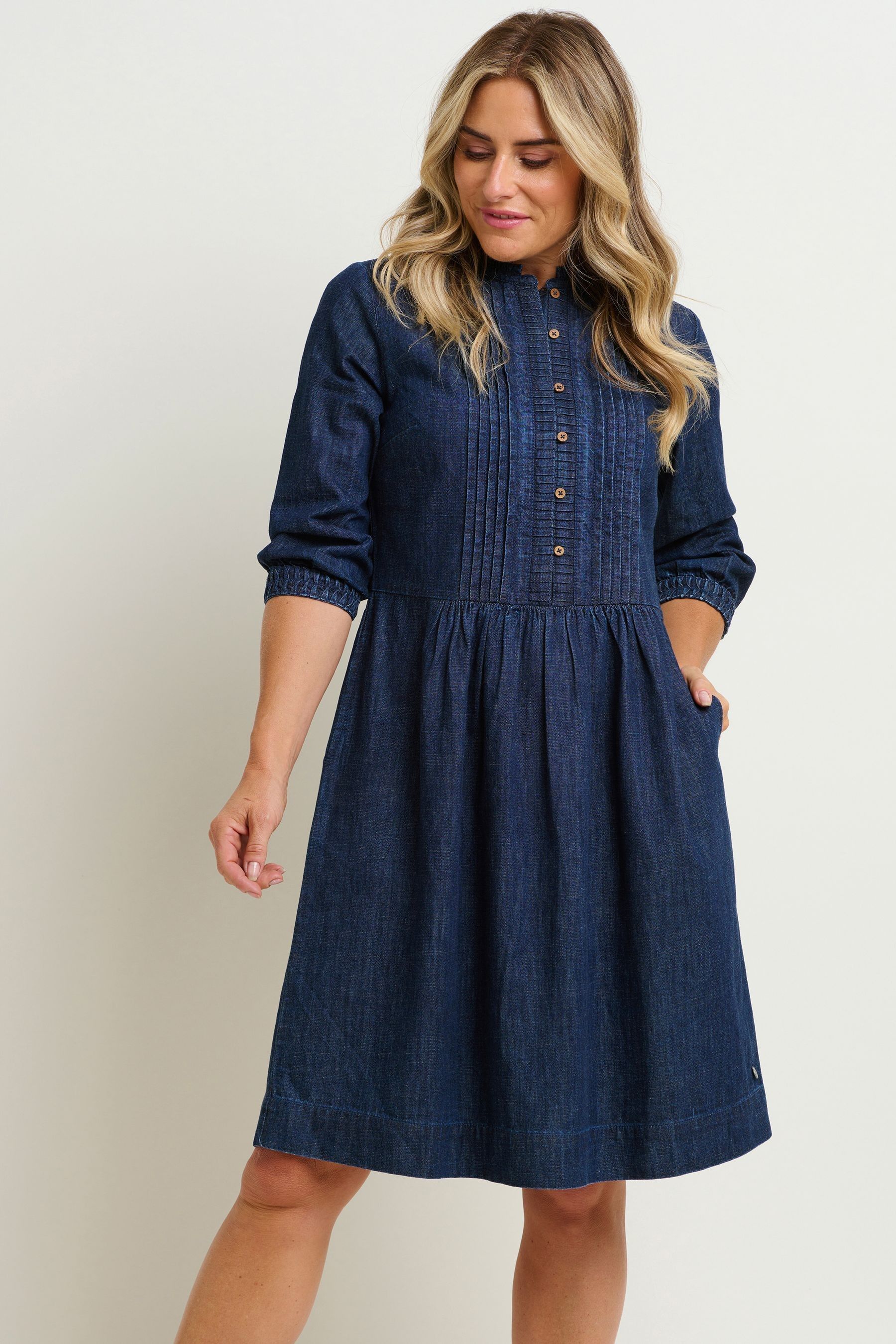 Fat face cora denim dress cheap