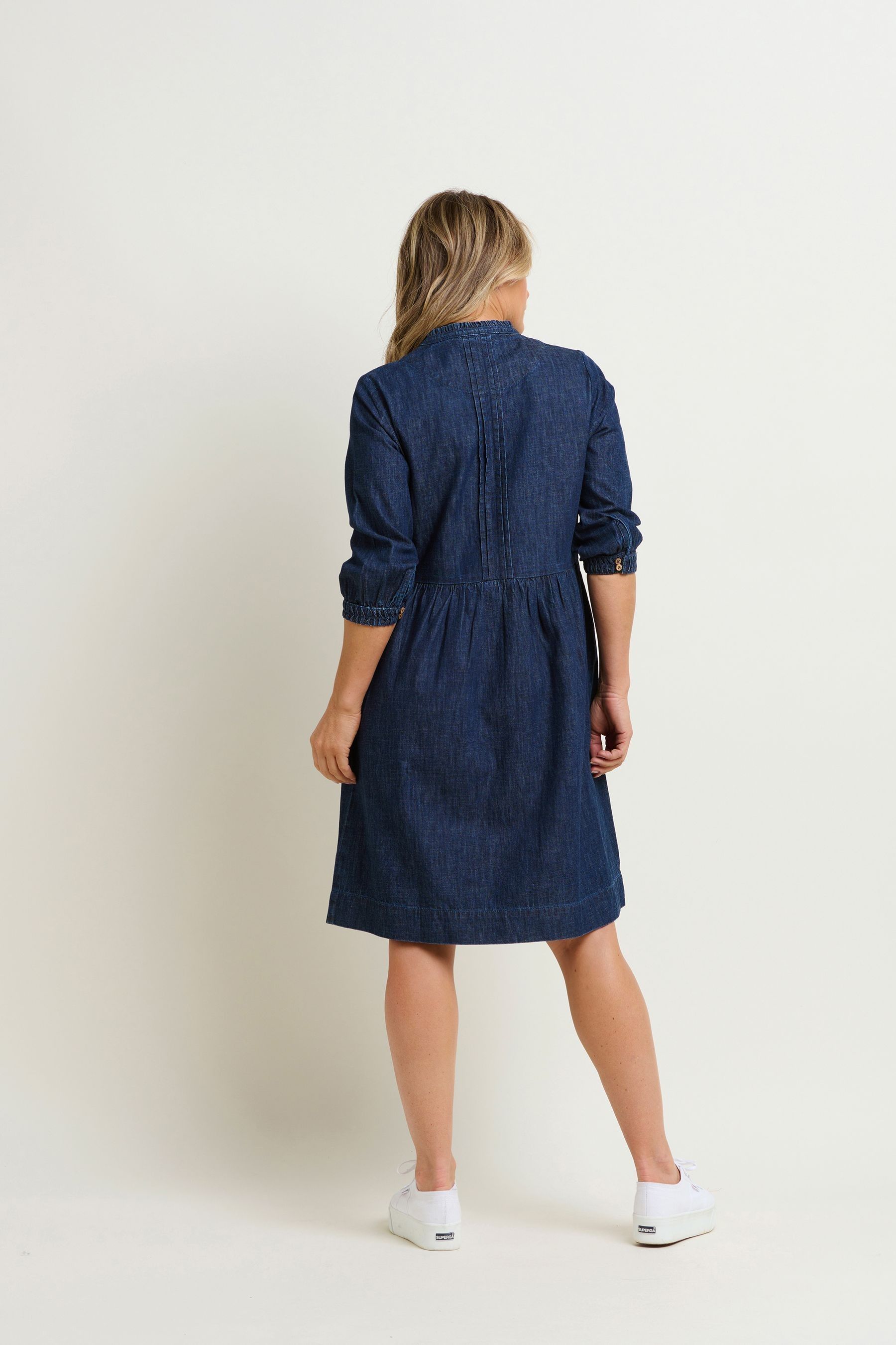 Buy Brakeburn Blue Cora Denim Dress from Next Luxembourg