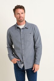 Brakeburn Blue Corduroy Shirt - Image 1 of 4