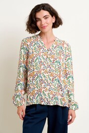 Brakeburn Natural Floral Paisley Blouse - Image 1 of 4