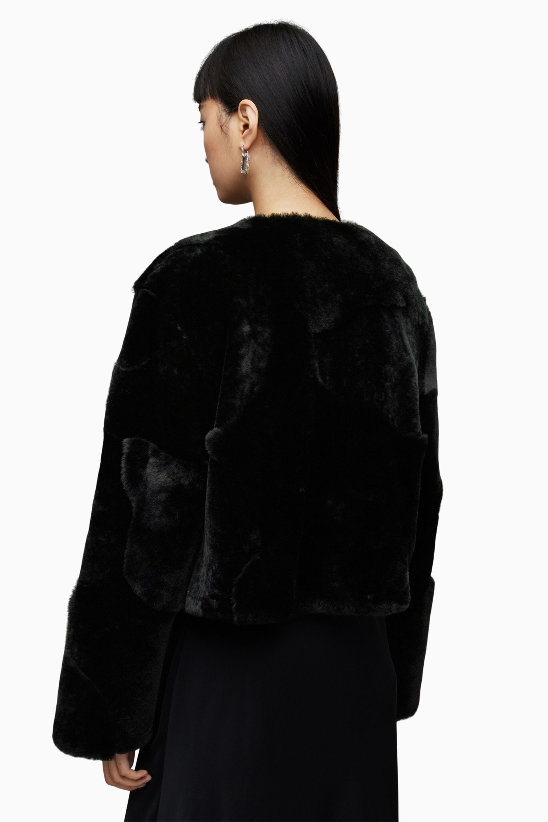 AllSaints Black Hania Jacket - Image 2 of 8