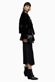 AllSaints Black Hania Jacket - Image 5 of 8