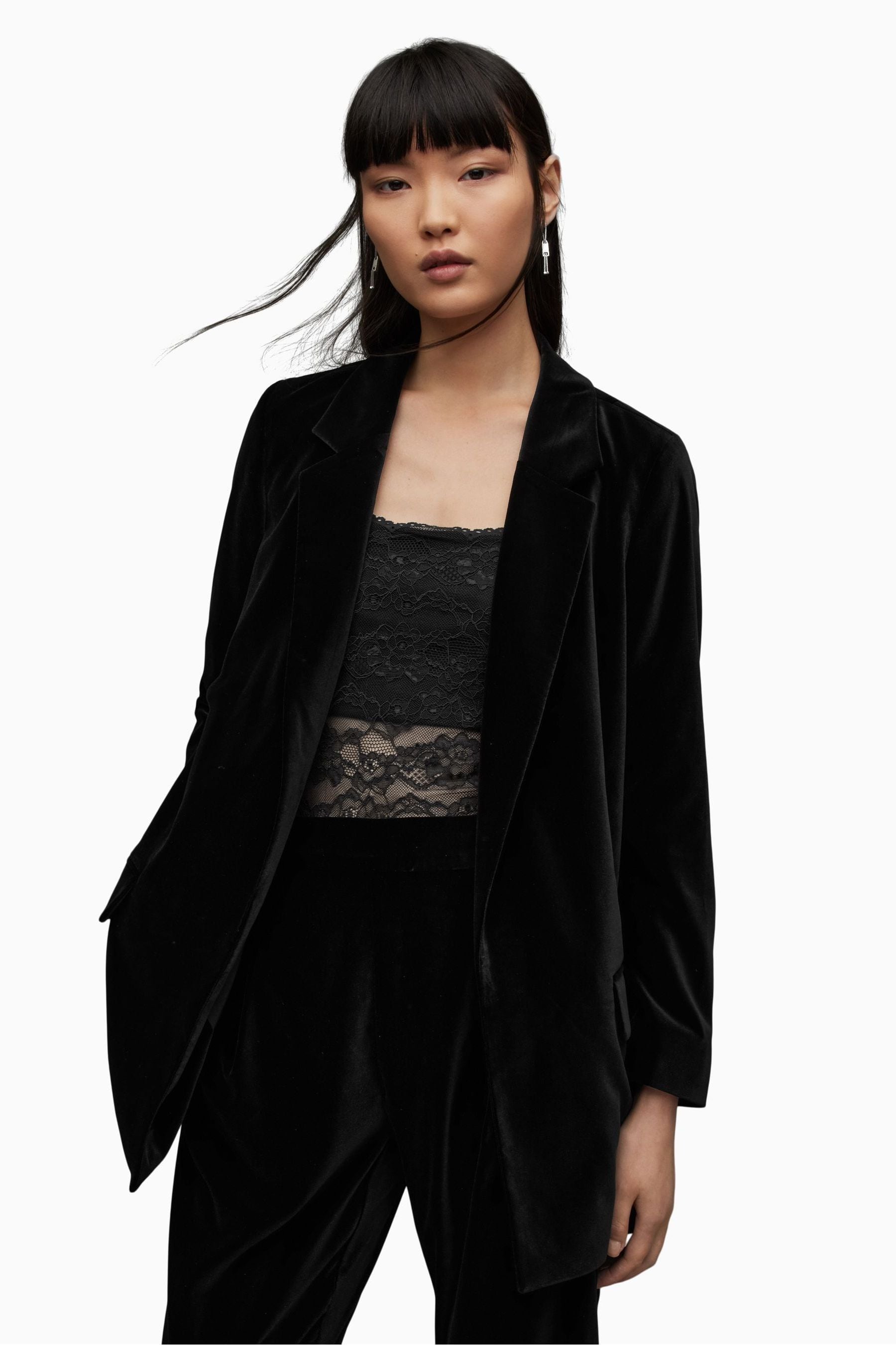 All saints aleida blazer black sale
