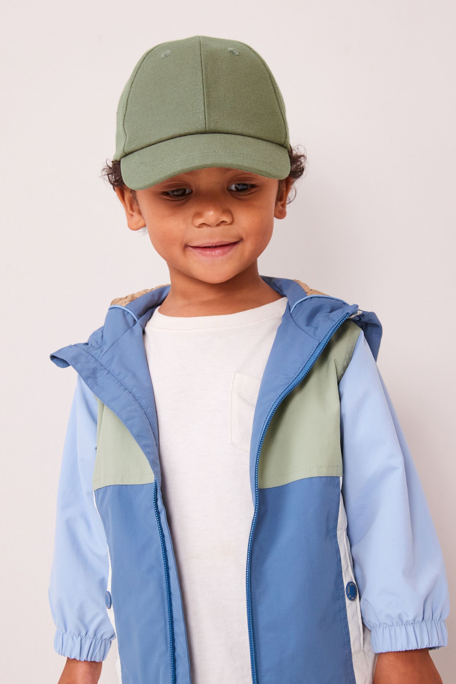 Khaki Green Canvas Cap (1-16yrs) - Image 1 of 5