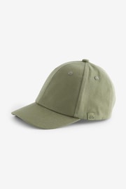 Khaki Green Canvas Cap (1-16yrs) - Image 4 of 5