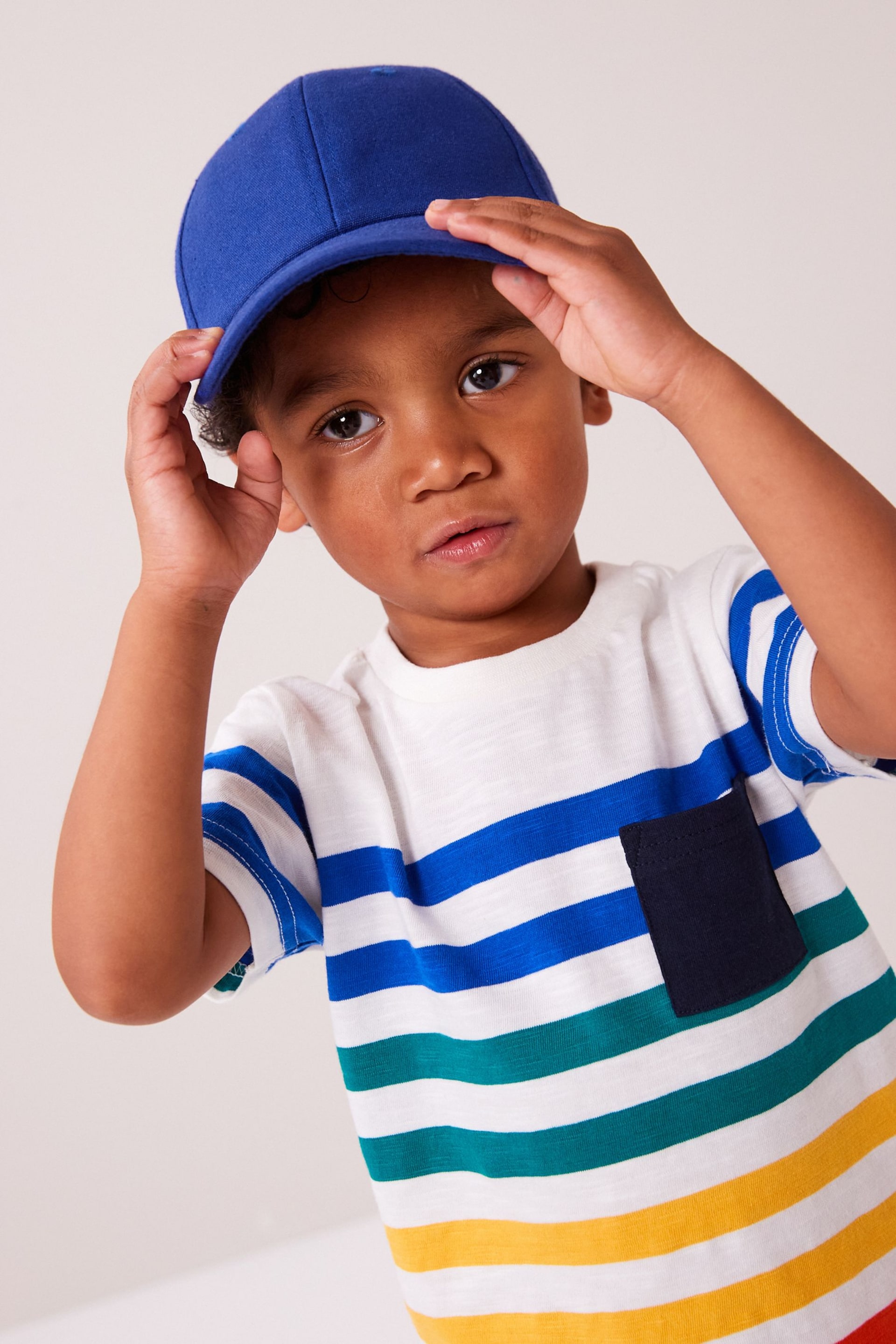 Cobalt Blue Canvas Cap (1-16yrs) - Image 1 of 5