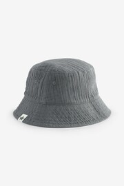 Charcoal Grey Bucket Hat (3mths-6yrs) - Image 2 of 3