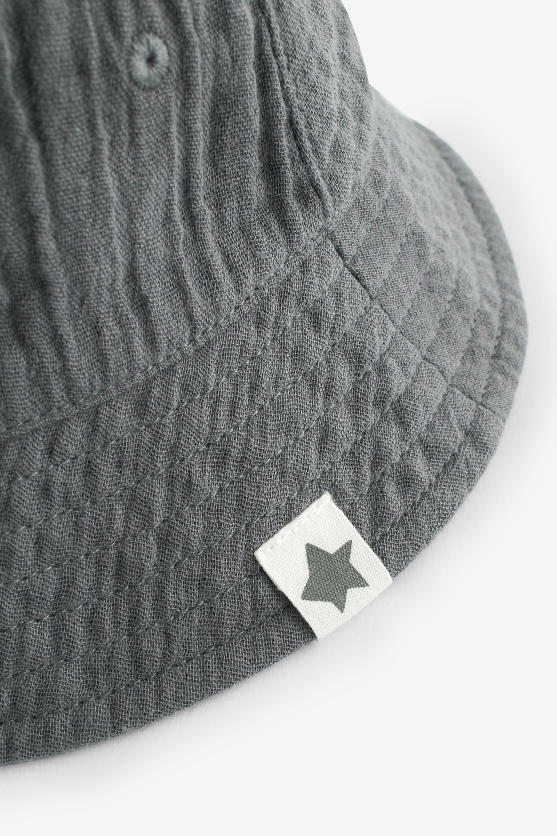 Charcoal Grey Bucket Hat (3mths-6yrs) - Image 3 of 3