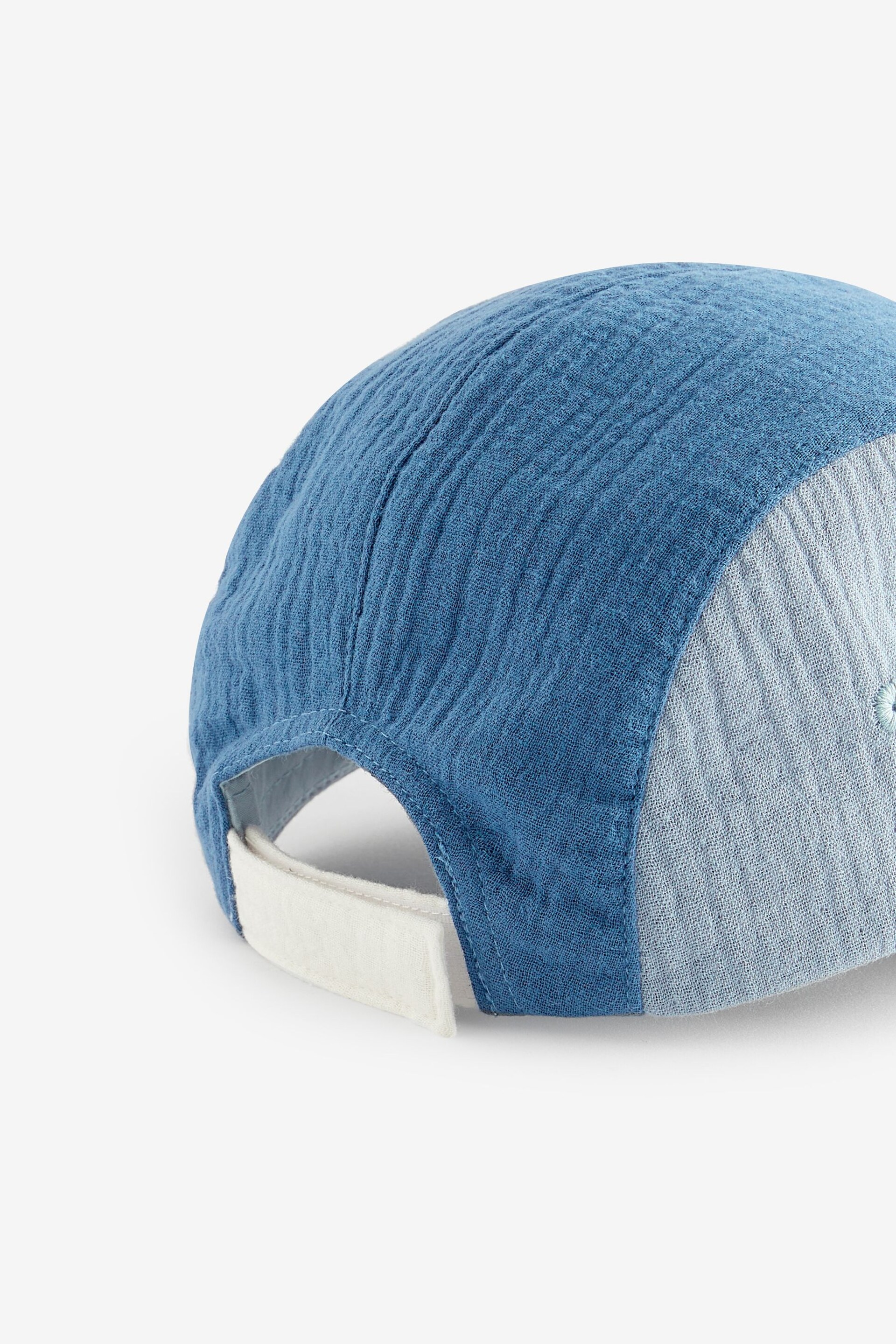 Blue 5 Panel Cap (3mths-10yrs) - Image 2 of 2