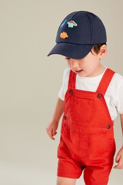 Navy Dinosaur Badge Baseball Cap (3mths-16yrs) - Image 1 of 3