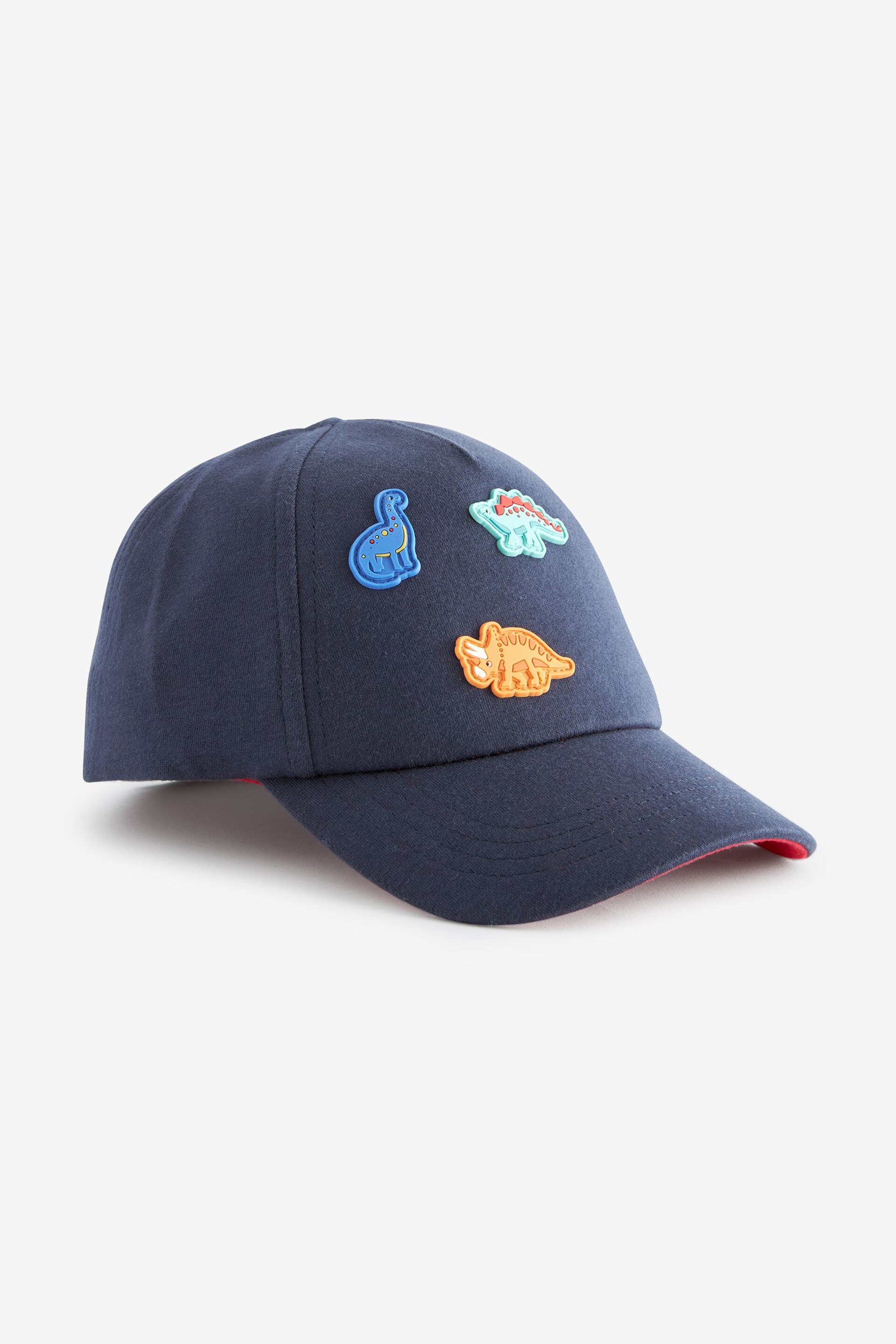 Navy Dinosaur Badge Baseball Cap (3mths-16yrs) - Image 2 of 3