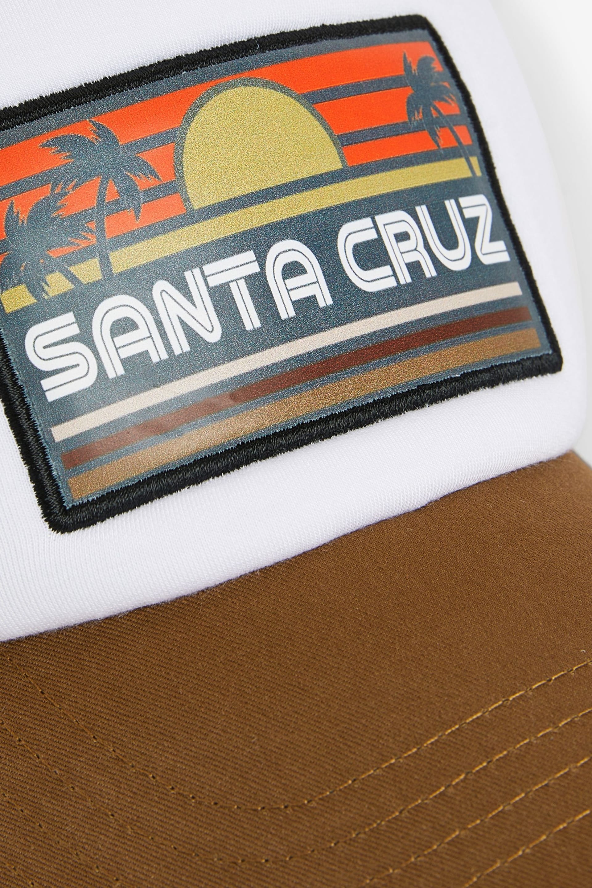 Brown Santa Cruz Mesh Back Baseball Cap (3-16yrs) - Image 7 of 7