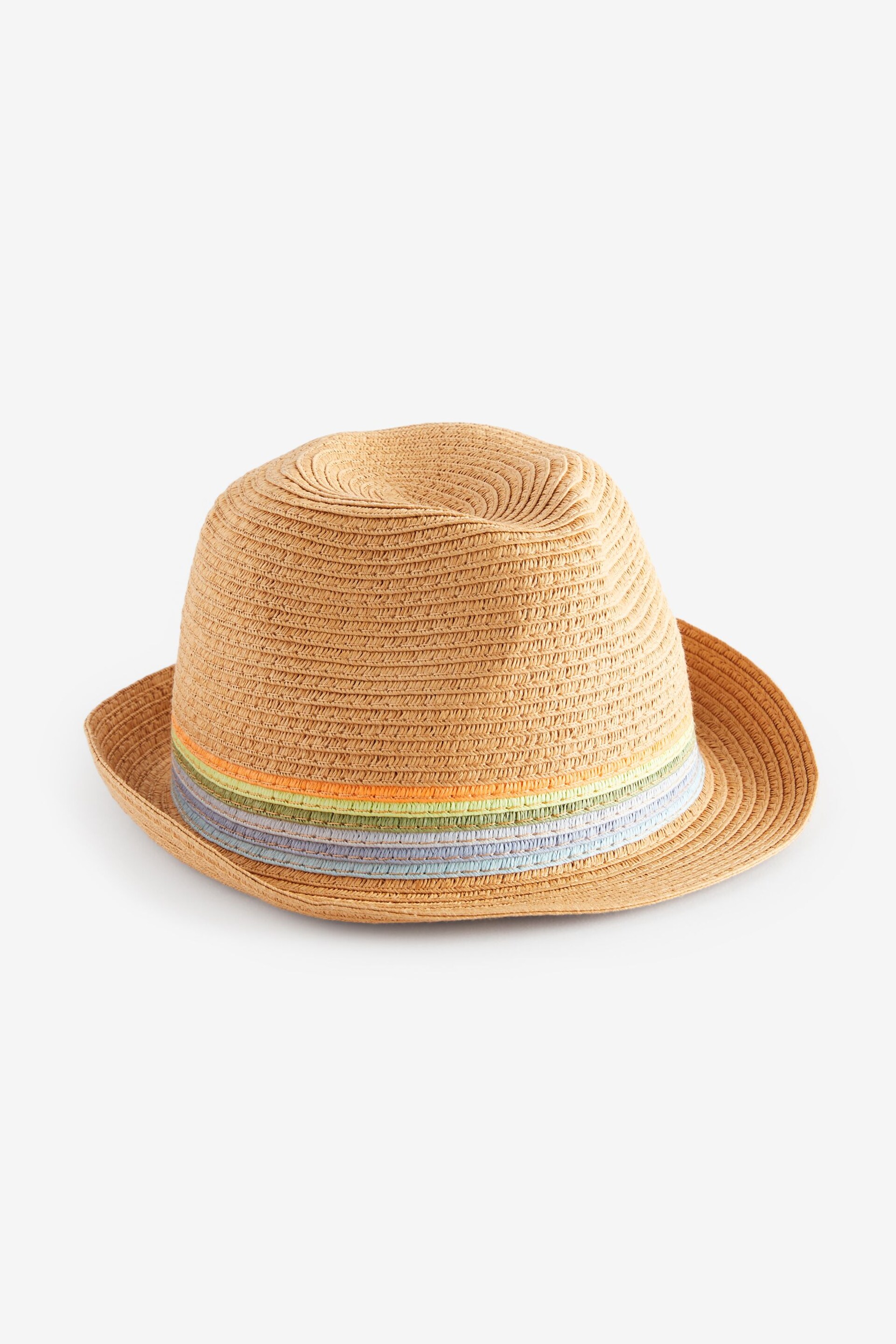 Neutral Rainbow Band Trilby Hat (1-16yrs) - Image 1 of 2