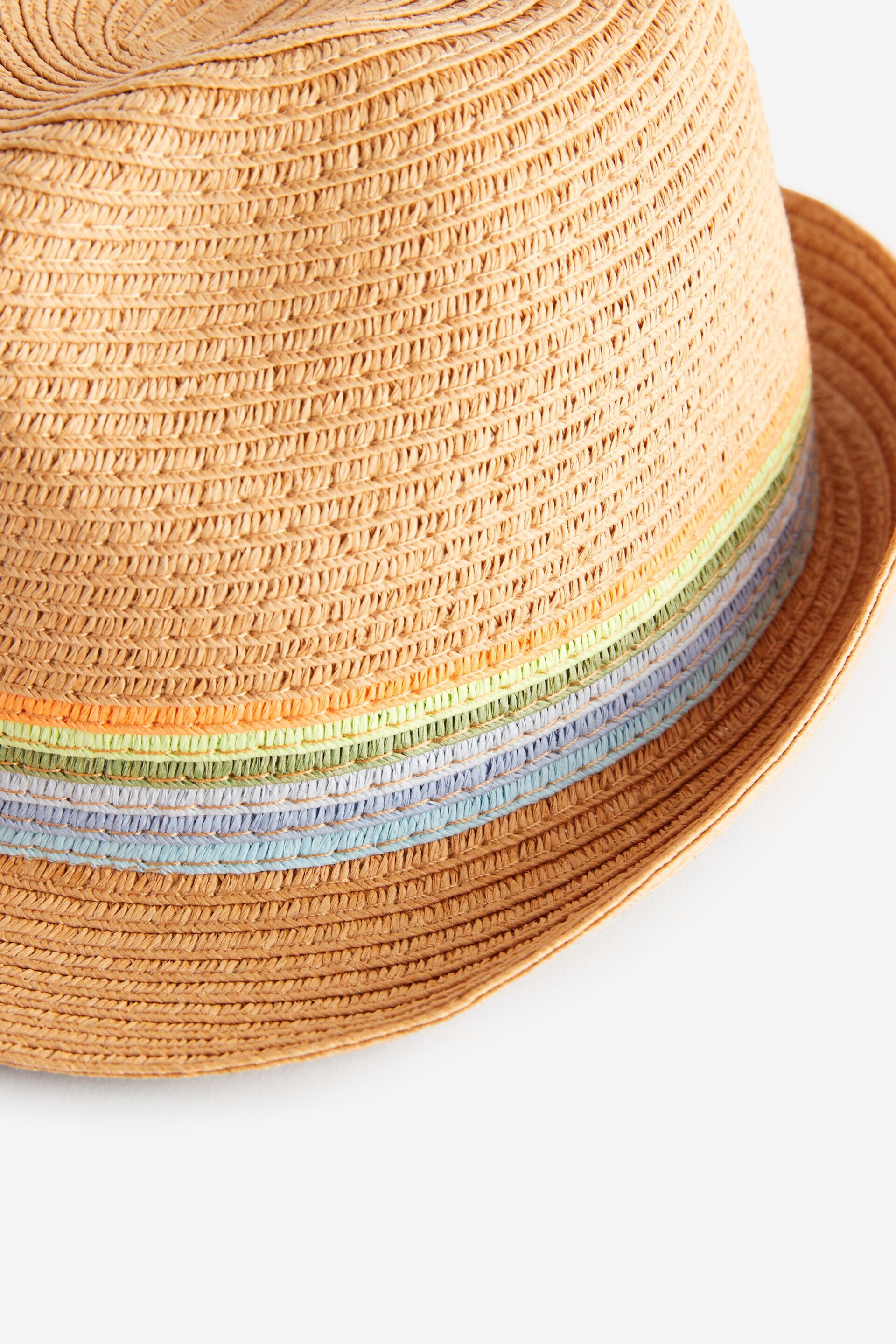 Neutral Rainbow Band Trilby Hat (1-16yrs) - Image 2 of 2