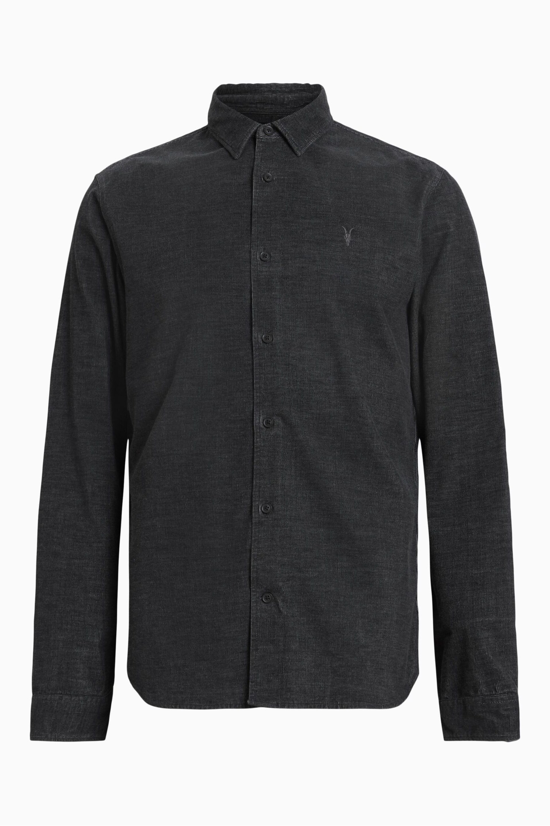 AllSaints Black Long Sleeve Lorella Shirt - Image 5 of 5