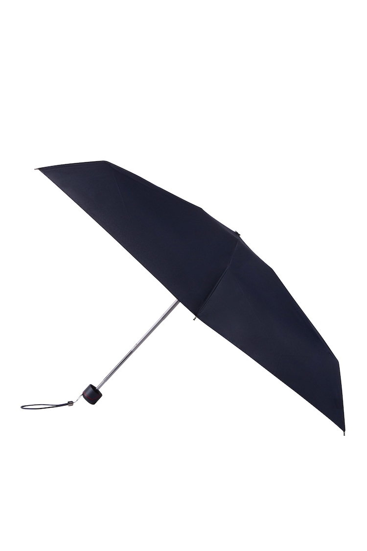 Totes Navy Blue Eco Xtra Strong Mini Plain Umbrella - Image 2 of 4