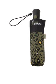 Totes Green Eco Xtra Strong Auto Open/Close Panther Print Umbrella - Image 4 of 4