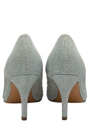 Lotus Silver Stiletto-Heel Pointed Toe Court Shoes - Image 2 of 4