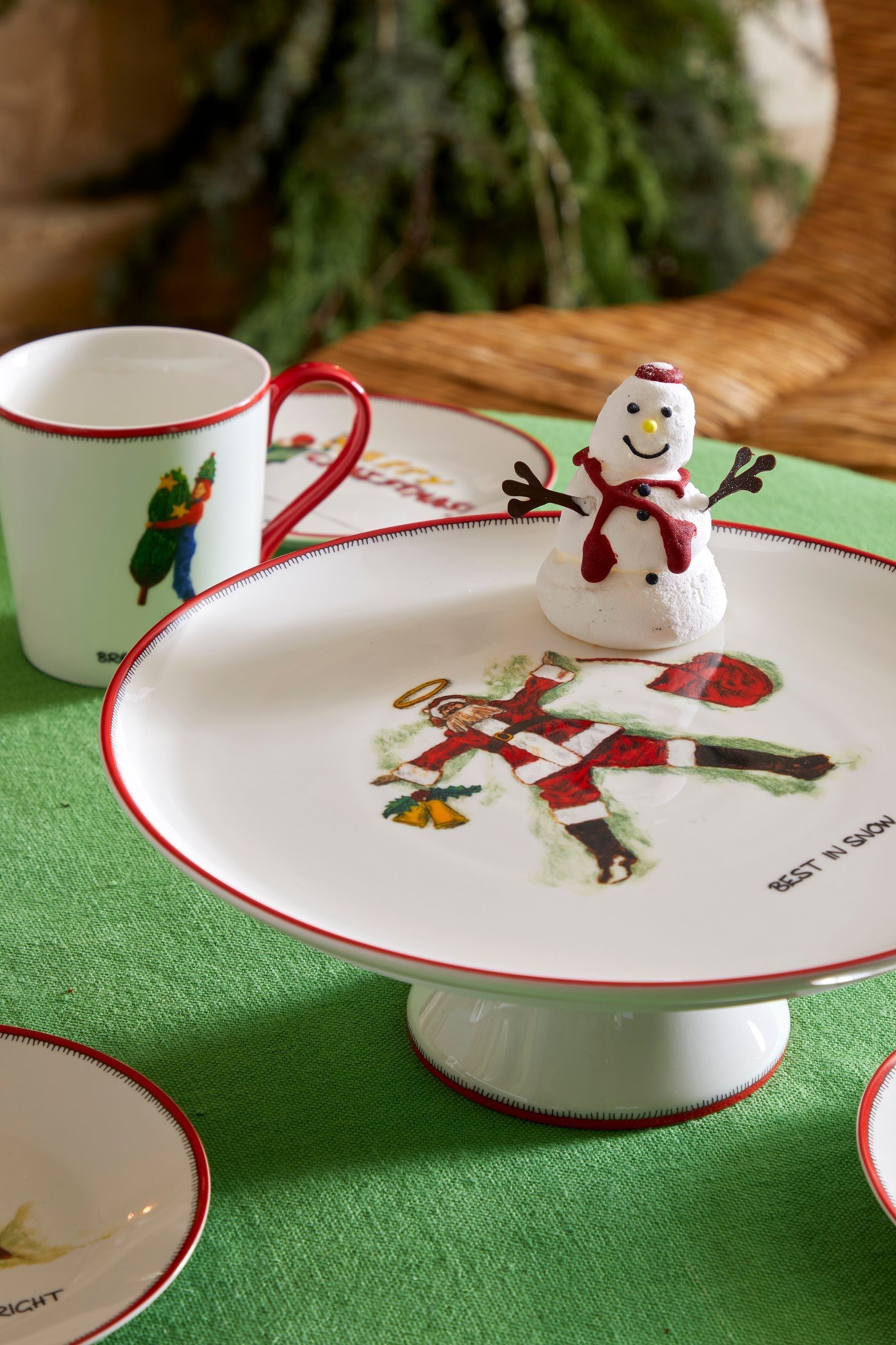 Buy Spode White Kit Kemp Doodles Christmas Cake Stand from the Next UK online shop