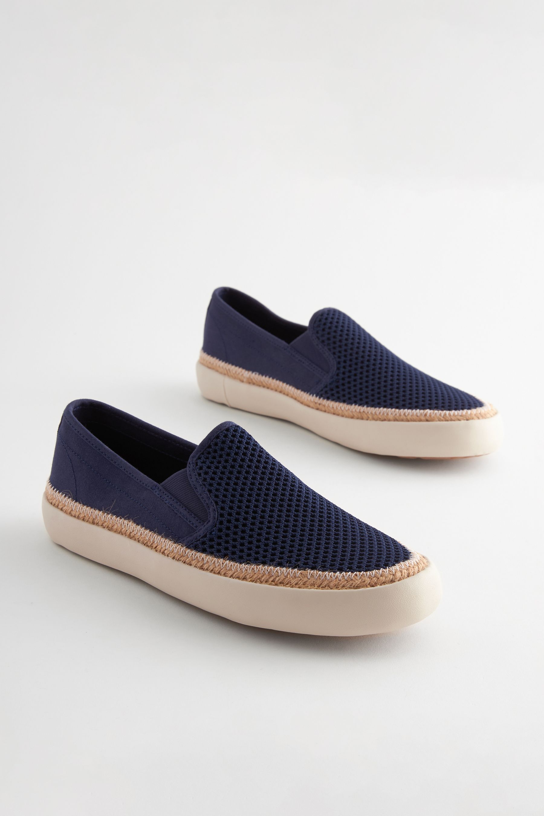 Dark blue espadrilles store