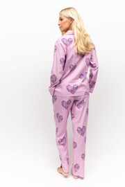 Cyberjammies Pink Curve Long Sleeve Pyjama Set - Image 2 of 4
