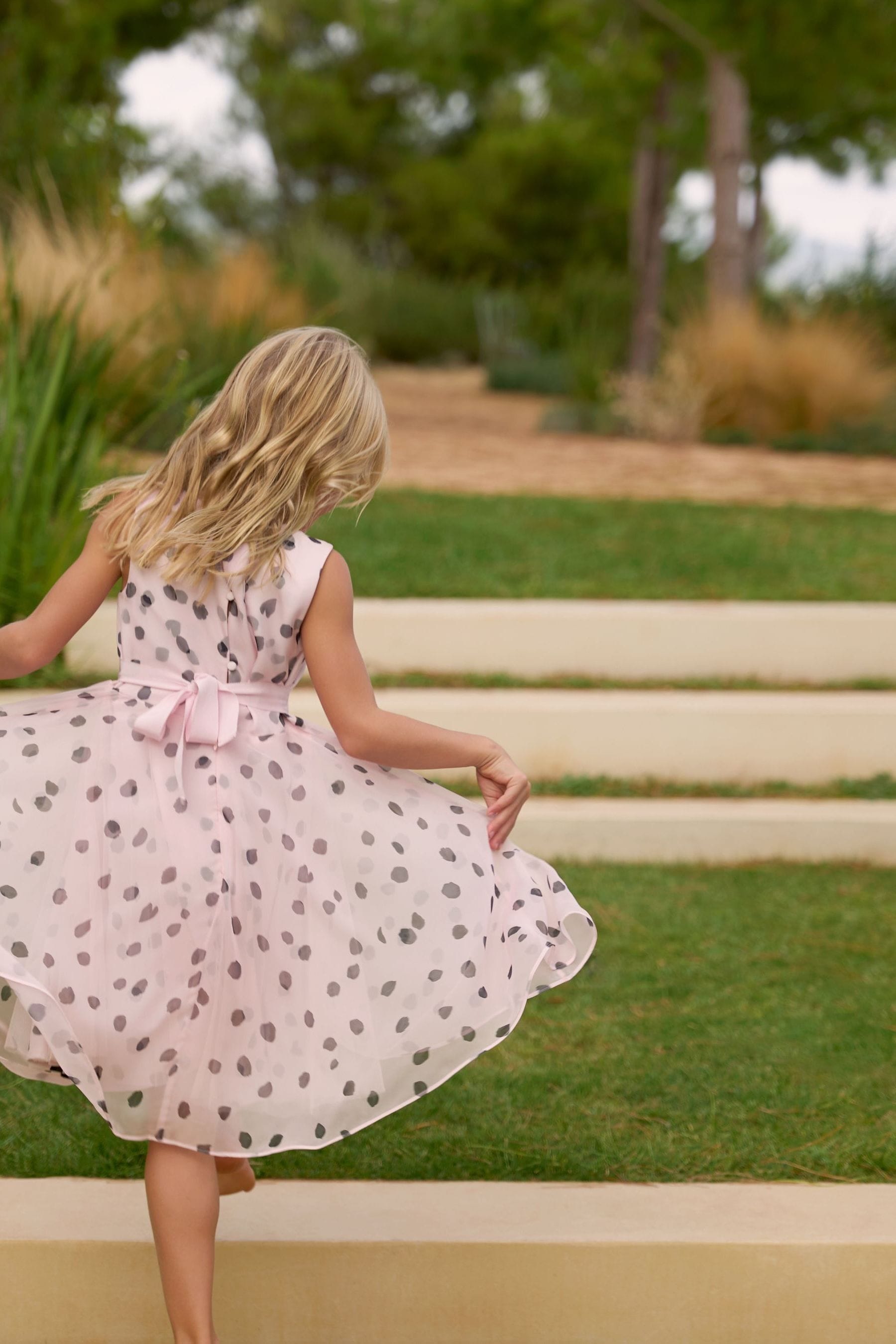 Buy Phase Eight Pink Megura Polka Dot Fit And Flare Dress from the Next UK online shop