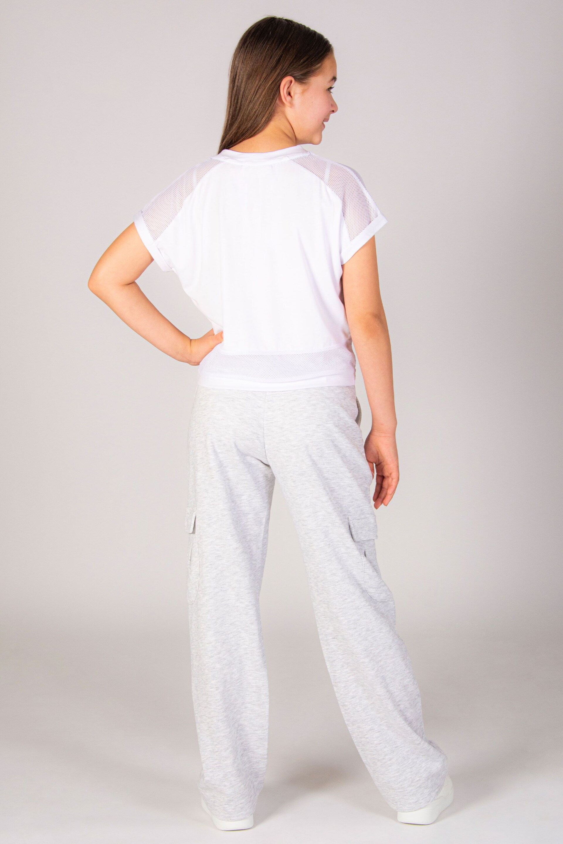Pineapple White Dance Girls Crop T-Shirt - Image 4 of 6