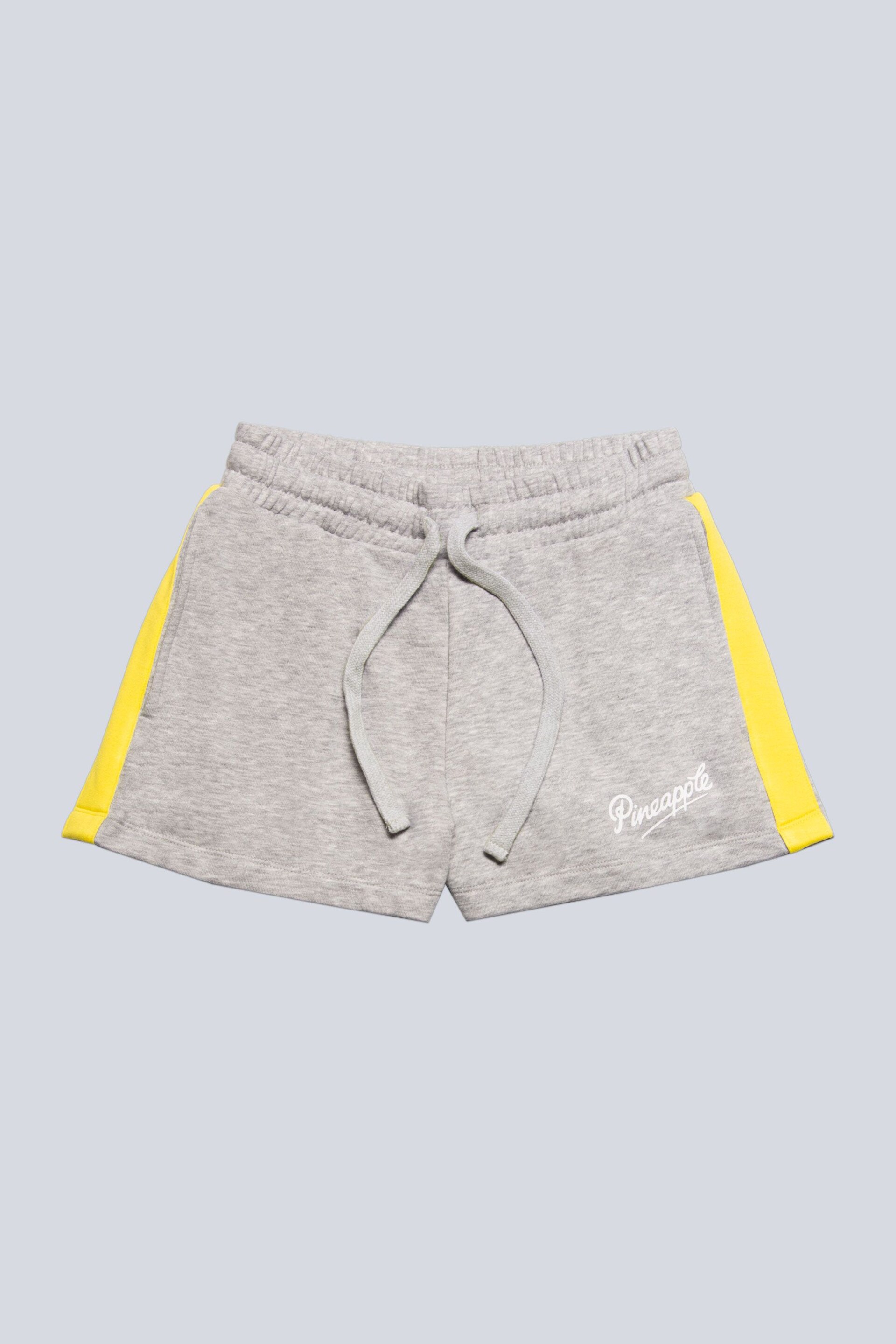 Pineapple Grey Womens Panel Sweat Shorts - Image 7 of 7