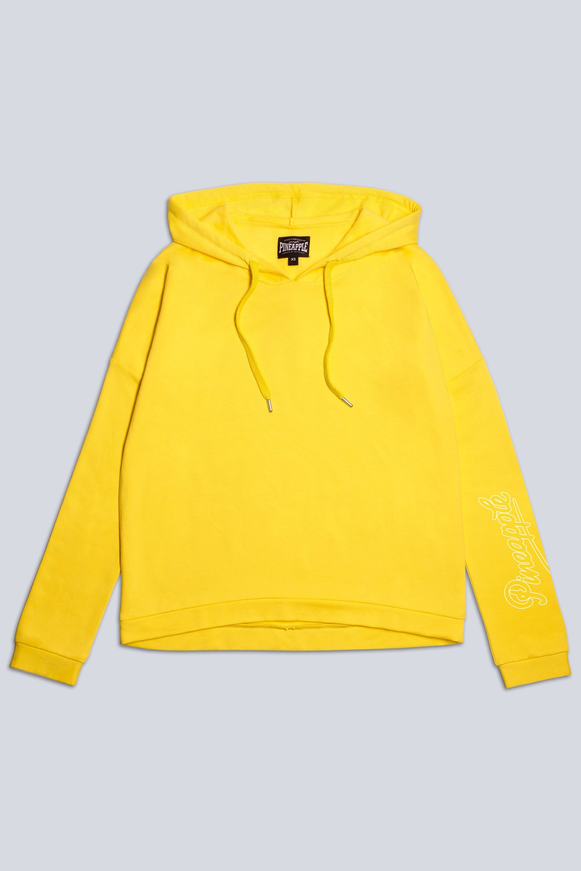 Pineapple Yellow Womens Logo Dip Hem Hoodie - Image 6 of 6