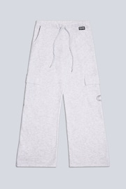 Pineapple Grey Womens Cargo Wide Leg Joggers - Image 8 of 8