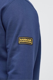 Barbour® International Blue Racer Badge Sweatshirt - Image 5 of 6