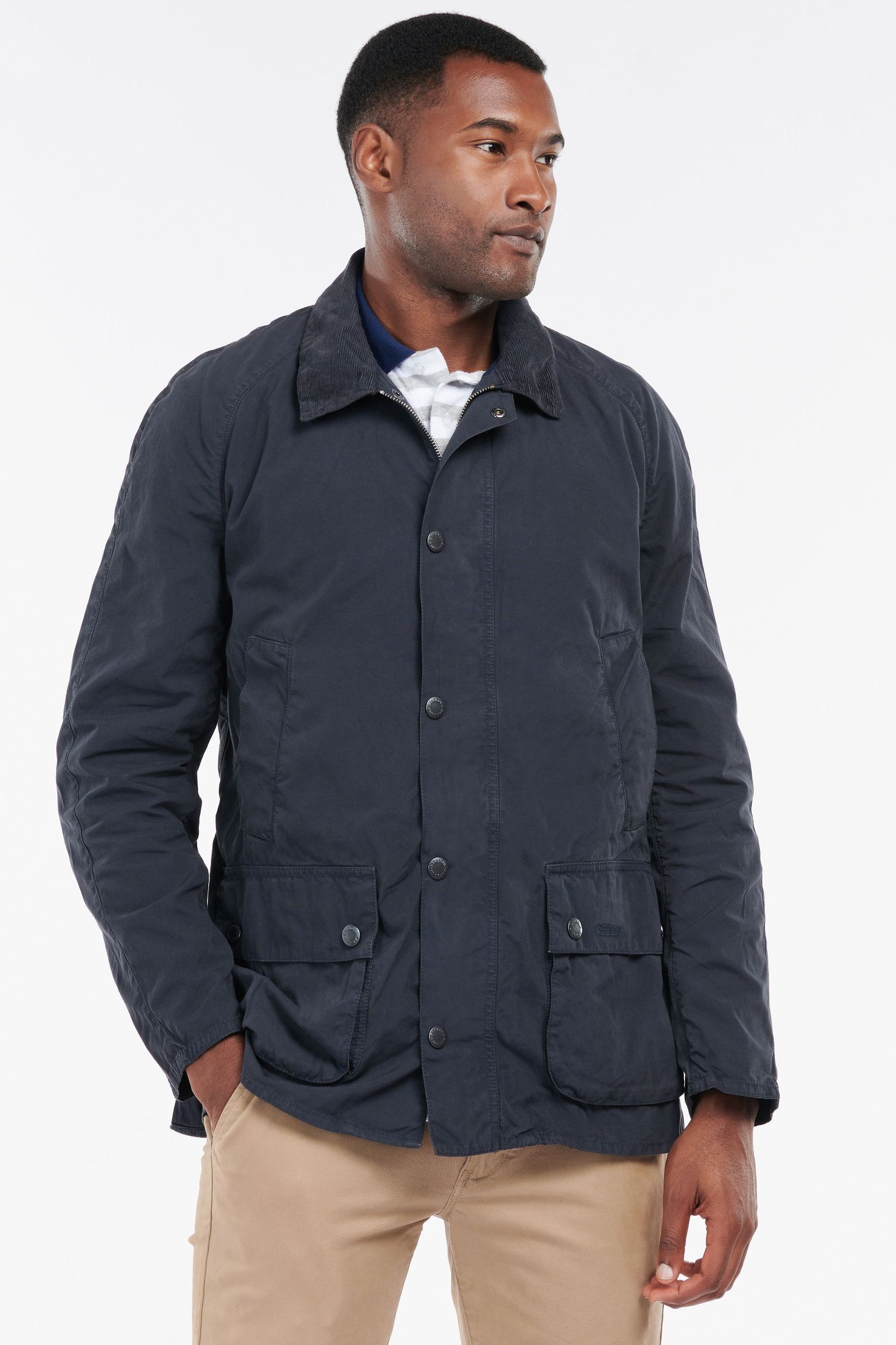 Buy Barbour Blue Ashby Casual Jacket from the Next UK online shop